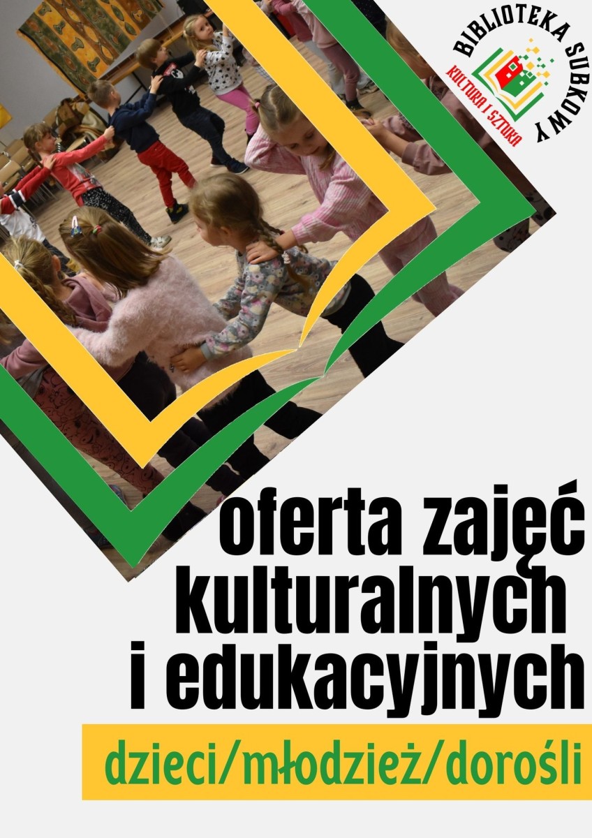 Oferta zajęć kulturalnych i edukacyjnych w bibliotece