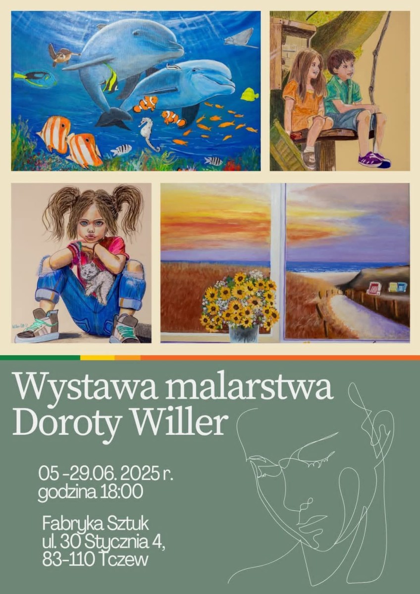Zaproszenie na wernisaż Dorota Willer-nasza artystka w Fabryce Sztuk 