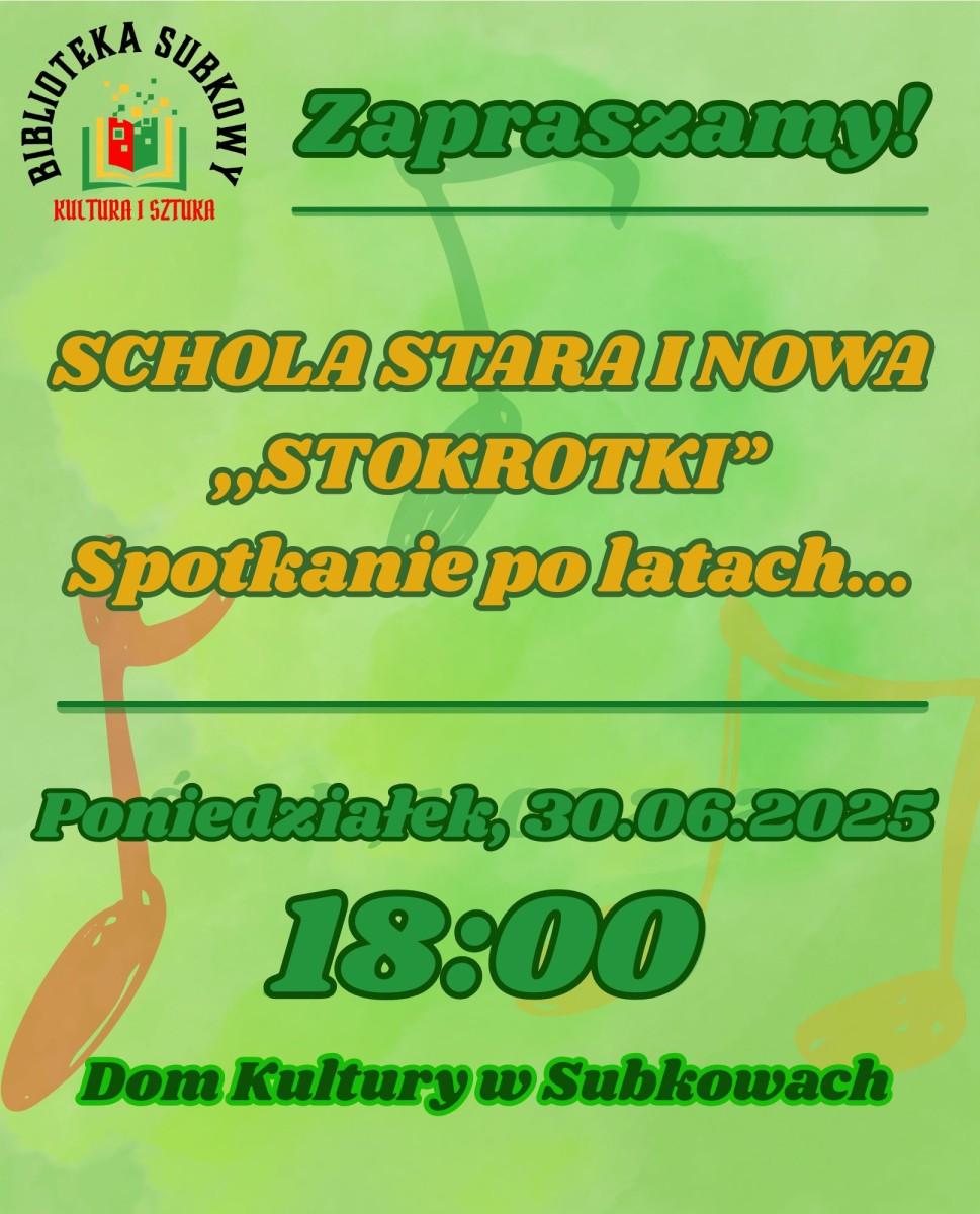 SPOTKANIE PO LATACH - schola STOKROTKI